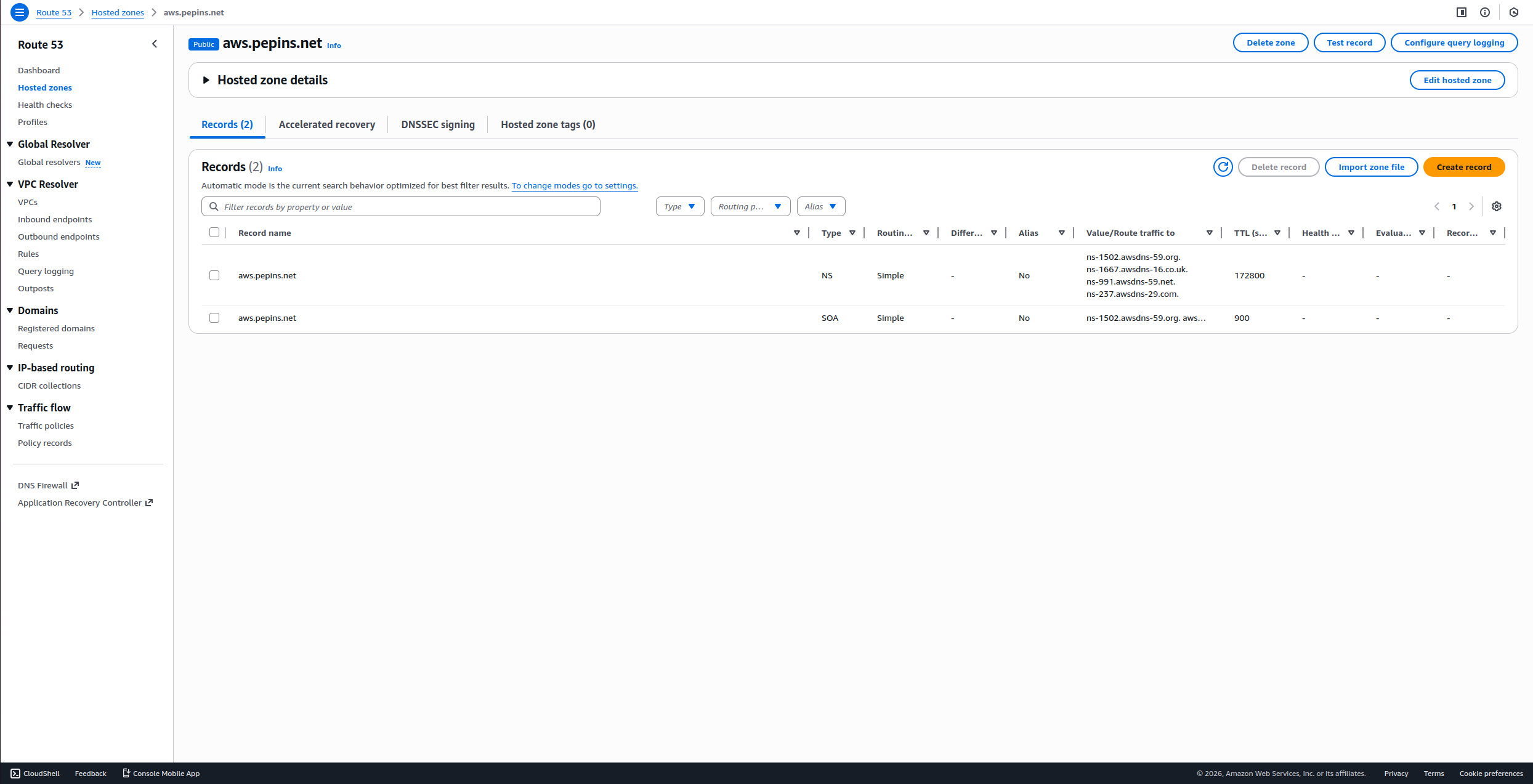 aws networking